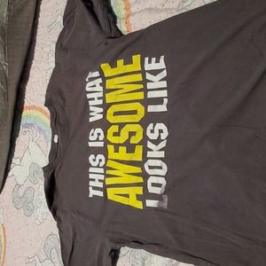 Adult medium grey graphic tee